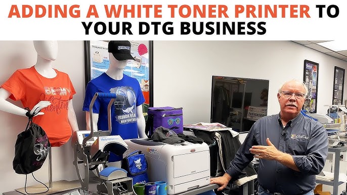 White Toner T-shirt Laser Printer (Game Changer) Mind Blown 🤯🔥🔥 🔥 