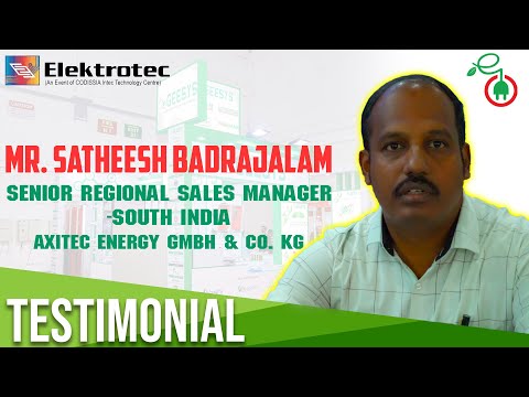 Mr. Satheesh Badrajalam | Senior Regional Sales Manager- South India | AXITEC Energy | GEESYS