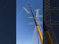 Tower Erection #transmissionline #project #construction