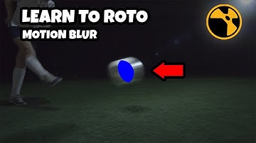 Learn to Roto: Motion Blur