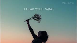 I HEAR YOUR NAME | Official song | @Sobeinyou#music #trending #coversong