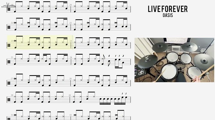 Live Forever Drums version - Drums performance video thumbnail