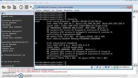 Basic static ip address configuration on Metasploitable.