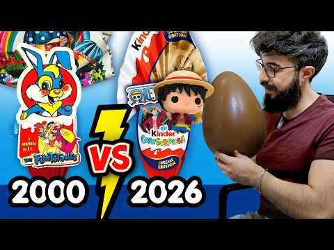 Video Confronto le Uova di Pasqua anni '90 con quelle del 2026: ingredienti, prezzo e tutte le sorprese