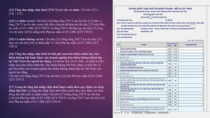 Tờ khai quyết toán thuế tncn mẫu 05 qtt tncn năm 2024
