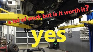 4th Gen Toyota 4Runner preparing the frame for paint part 1