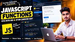 JavaScript Functions LIVE 🔴 | Urdu/Hindi Complete Guide for Beginners Update