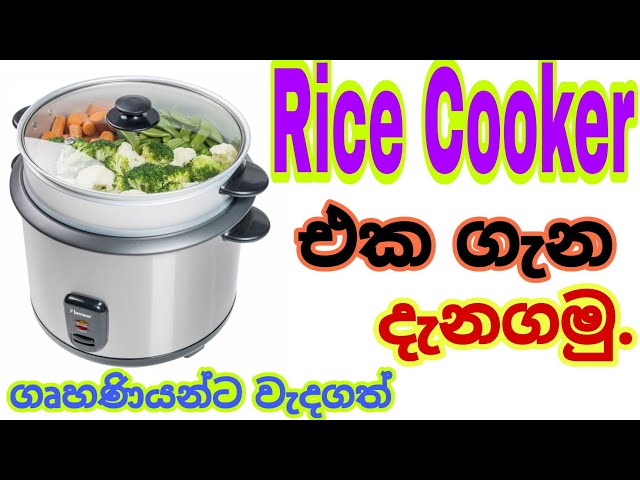 Rice Cooker එක ගැන දැනගමු.what is the rice cooker /🇱🇰🔥 AN ELECTRICAL class=