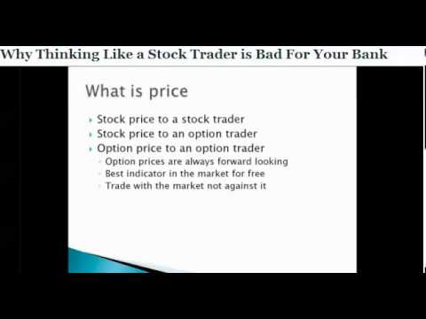 Think like an option trader