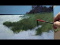 My Process for painting a Seascape in acrylics | tutorial