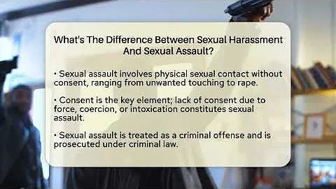 What's The Difference Between Sexual Harassment And Sexual Assault? - True Crime Lovers