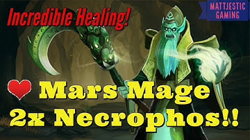 DOUBLE Necrophos Mars Mage! Dota Auto Chess Gods Mage Warlock Fun Build Replay, Best Epic Gods Build