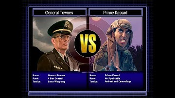 C&C Generals Zero Hour | Challenge Mode | General Townes vs Prince Kassad