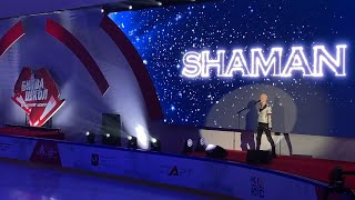 Сегодня SHAMAN исполнил гимн в ЦСКА!💙 (Битва школ по фигурному катанию)