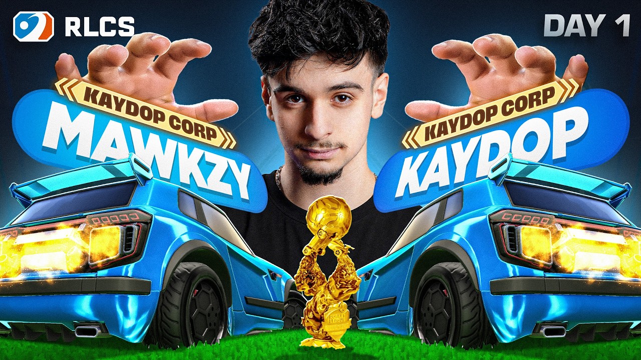 Notre ENTRÉE en SCÈNE aux RLCS 2V2 avec @Kaydop  !!😱 | JOUR 1