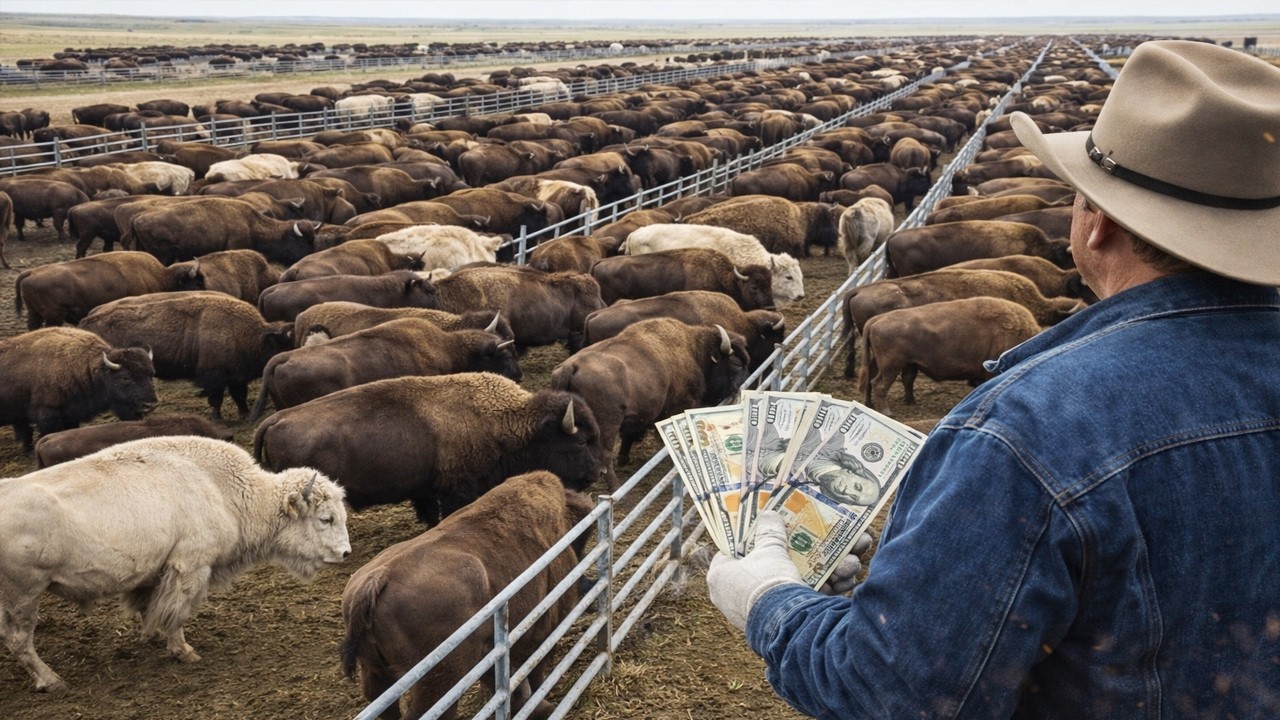 Bisonzucht im großen Stil – Wie eine Herde Millionen pro Jahr einbringt