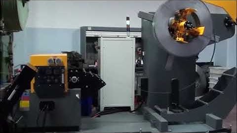 compact line de-coiler straigtener with feeder 3