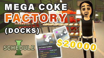 How to make an Automated MEGA COKE Farm Factory | Docks Warehouse Guide ► Schedule 1