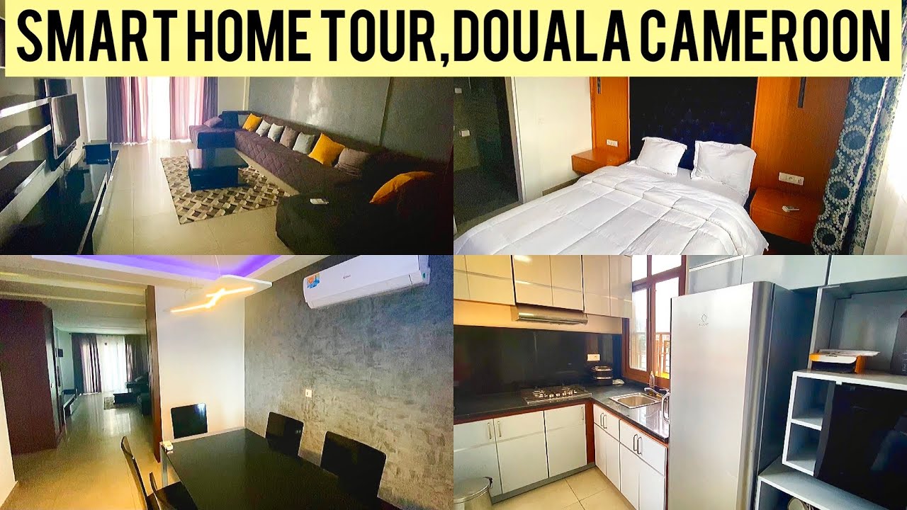 INSIDE THIS 180(90,000cfa) SMART APARTMENT, BONAPRISO DOUALA,CAMEROON