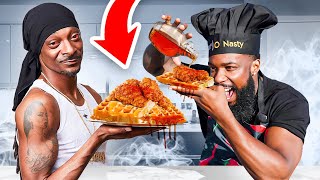 Cooking Snoop Dogg's Chicken and Waffles Recipe 🍗🧇