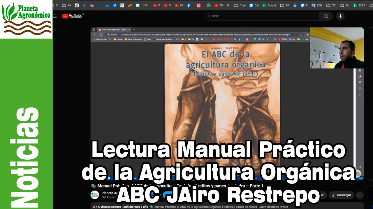 Libro ABC DE LA AGRICULTURA ORGÁNICA Leído 100% 😎😎‼️ - YouTube