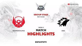 Bigetron Alpha vs Onic HIGHLIGHTS MPL ID S13 | ONIC VS BTR ESPORTSTV