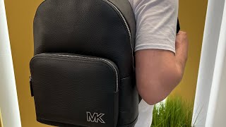 Распаковка рюкзака MICHAEL KORS Cooper Pebbled Leather Backpack