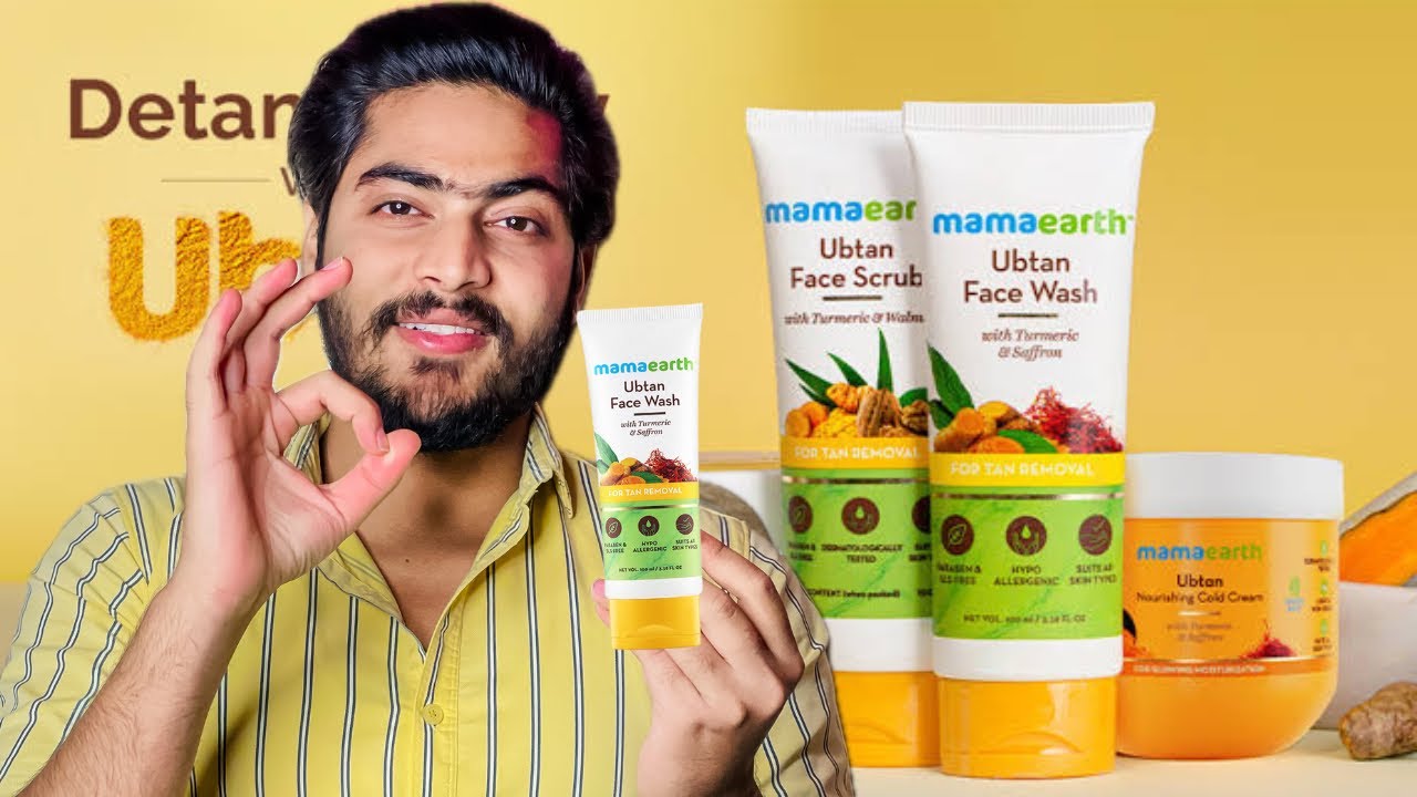 MAMAEARTH UBTAN FACE WASH FULL REVIEW how to use tips and apply