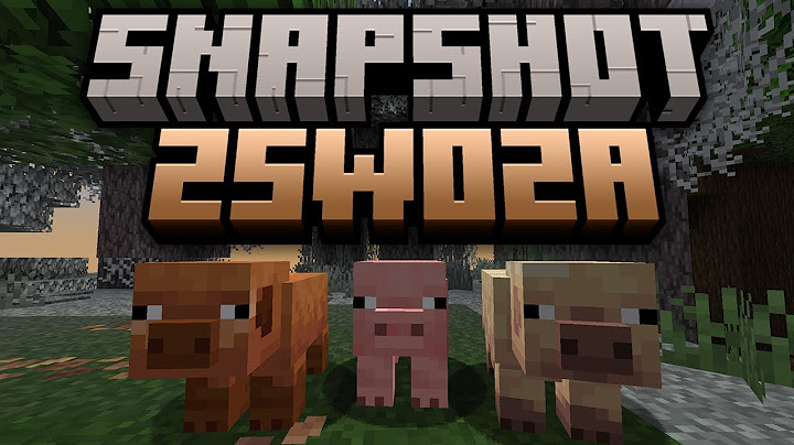Minecraft’s New Pig Variants | Snapshot 25w02a