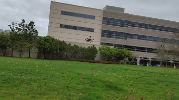 Intel Aero RTF + Leddar One Lidar + Optical flow: Position flight