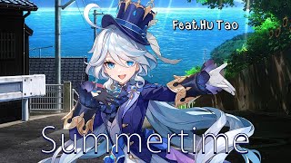 Furina Sings Summertime ft. Hu Tao | AI COVER