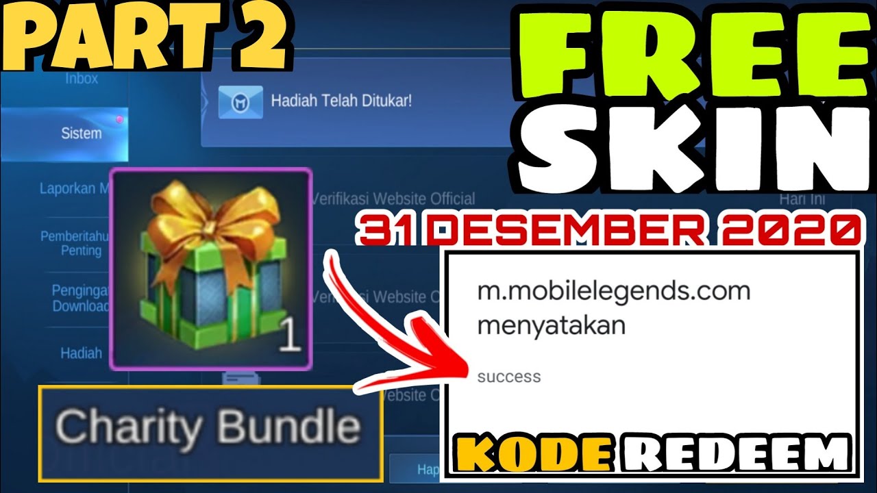 KODE REDEEM TERBARU HARI INI! CARA DAPATKAN SKIN EPIC SECARA GRATIS ...
