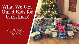 What We Got Our Kids for Christmas! || Vlogmas Day 5