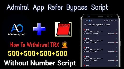 Admirial Opnion App Refer Bypass Script 🔥 | Earn 500+500+500 Rs