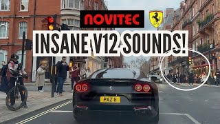 Novitec Ferrari 812 Superfast Destroys London *Insane Loud Accelerations, Reactions & Revs
