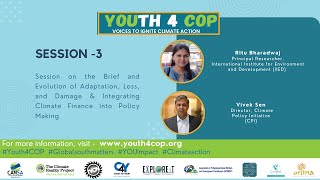 Session 3 - Youth 4 COP - Voices from the Global South