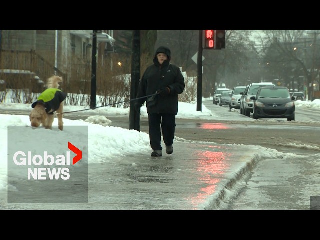 Freezing rain warning: Montreal prepares for up to 30 mm rainfall, power outages
