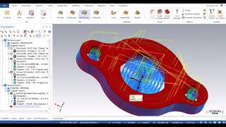 import model and roughing program in mastercam 2021. (Akshay Rathore )