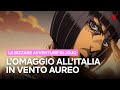 TUTTI GLI OMAGGI ALL'ITALIA in LE BIZZARRE AVVENTURE DI JOJO: VENTO AUREO | Netflix Italia