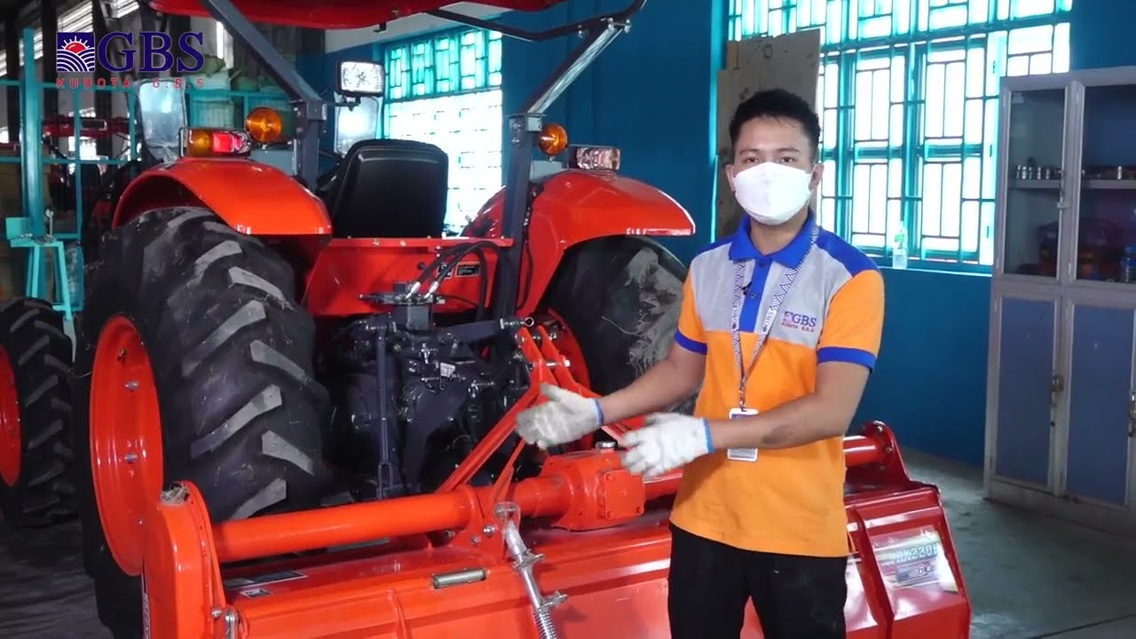 M6040 ထွန်စက်နှင့် RX220H Rotary Join တပ်ဆင်အသုံးပြုပုံ