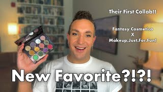 NEW! Fantasy Cosmetica X @MakeupJustForFun Enchanted Autumn Collection | Swatches & Look