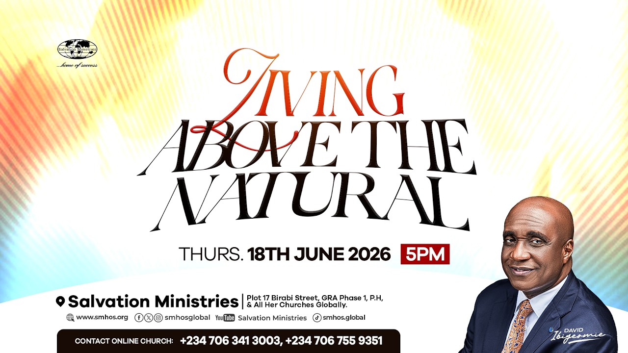 Living Above The Natural | Midweek Service | Thursday, 18th June 2026