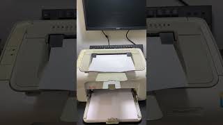 HP LaserJet P1005 Self Test Page Print