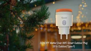 S61STPF-PM-O Smart Outdoor Socket 🔥 Matter Compatible | Power Monitoring | IP44 Waterproof