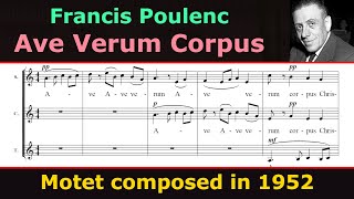 Francis Poulenc - Ave Verum Corpus (women's choir) chords