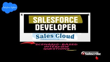 Salesforce Developer Interview Questions | Sales Cloud | For Beginners  2025 #interview
