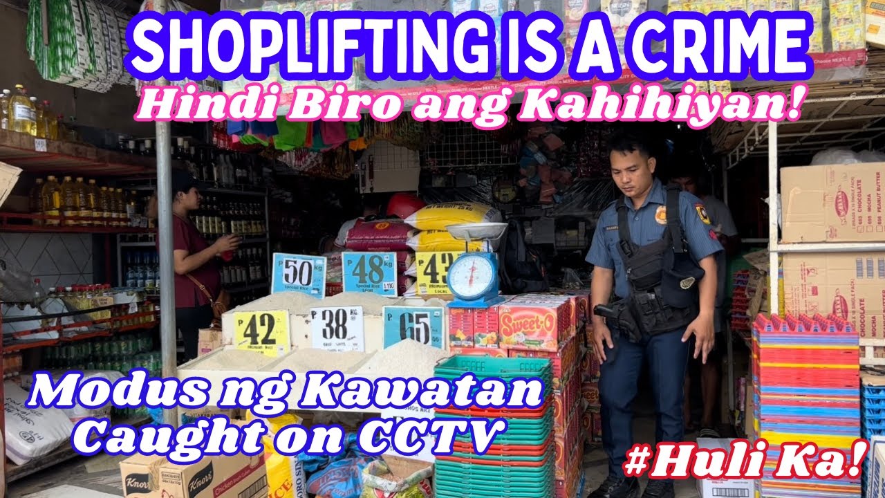 SHOPLIFTING IS A CRIME! | MALAKING TULONG ANG CCTV | SOLLE'S GANDANG BUHAY
