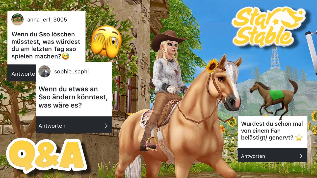 Schlechte Erfahrungen durch Zuschauer?😶 Q&A!😝 // Star Stable Leveltime🐎