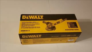 Lets Unbox A  DEWALT DWE4011 Small Angle Grinder