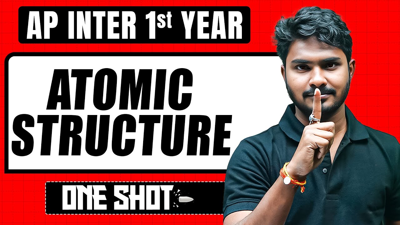 Atomic Structure One Shot in Telugu | AP Inter 1st Year | Chemistry | IPE & EAPCET
